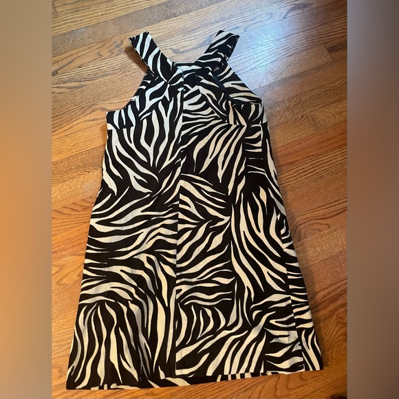 Milly size 6 zebra print sleeveless dress - Picture 6 of 11